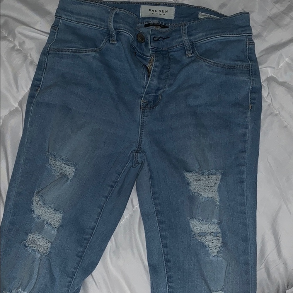 pacsun high waisted skinny jeans